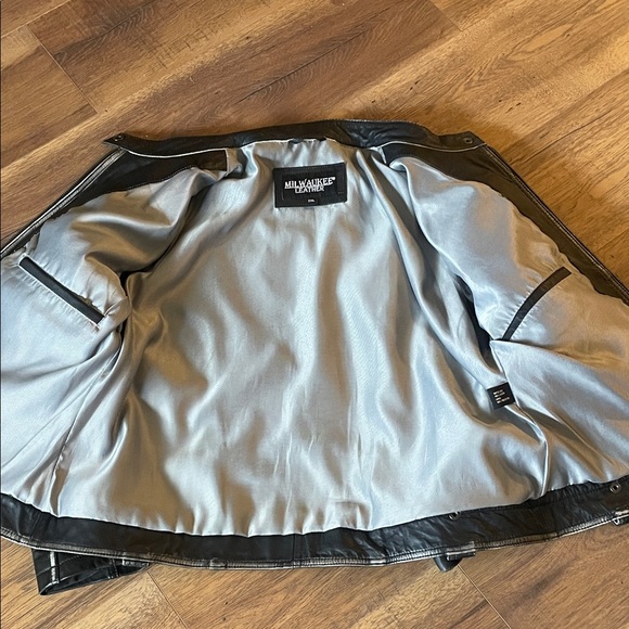 Milwaukee Leather Black Leather Jacket 2X - Picture 12 of 15